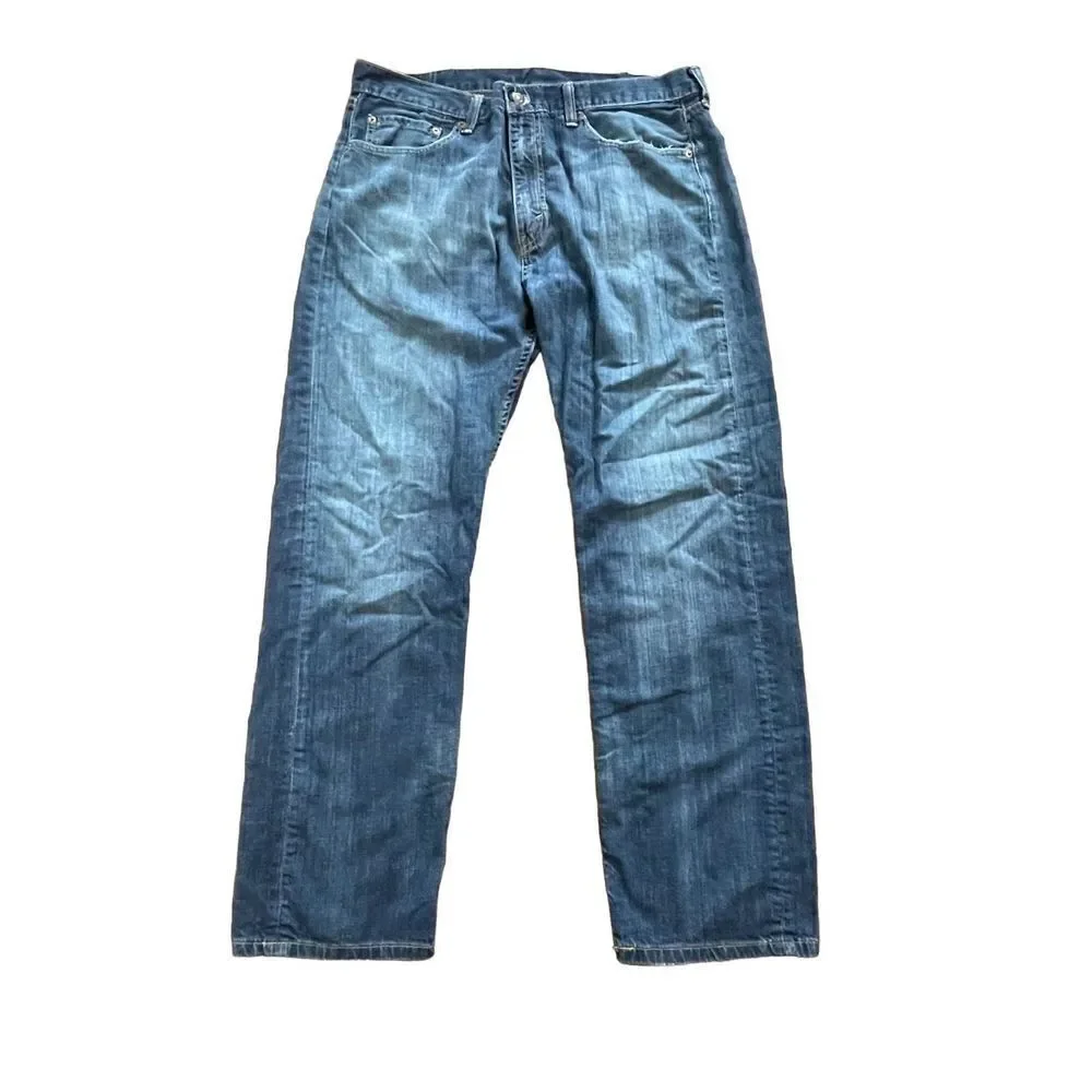 Levi’s Mens 505 straight leg jeans 38x32‎